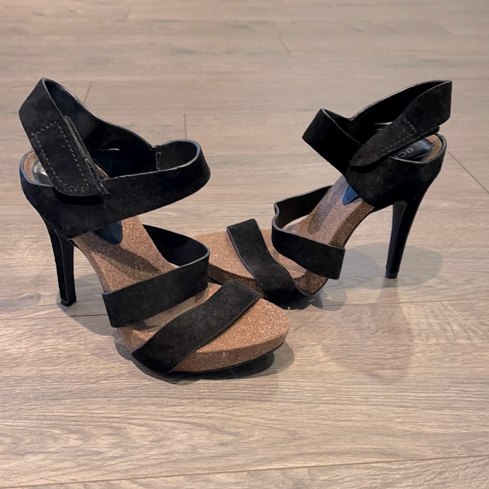 High heeled sandals